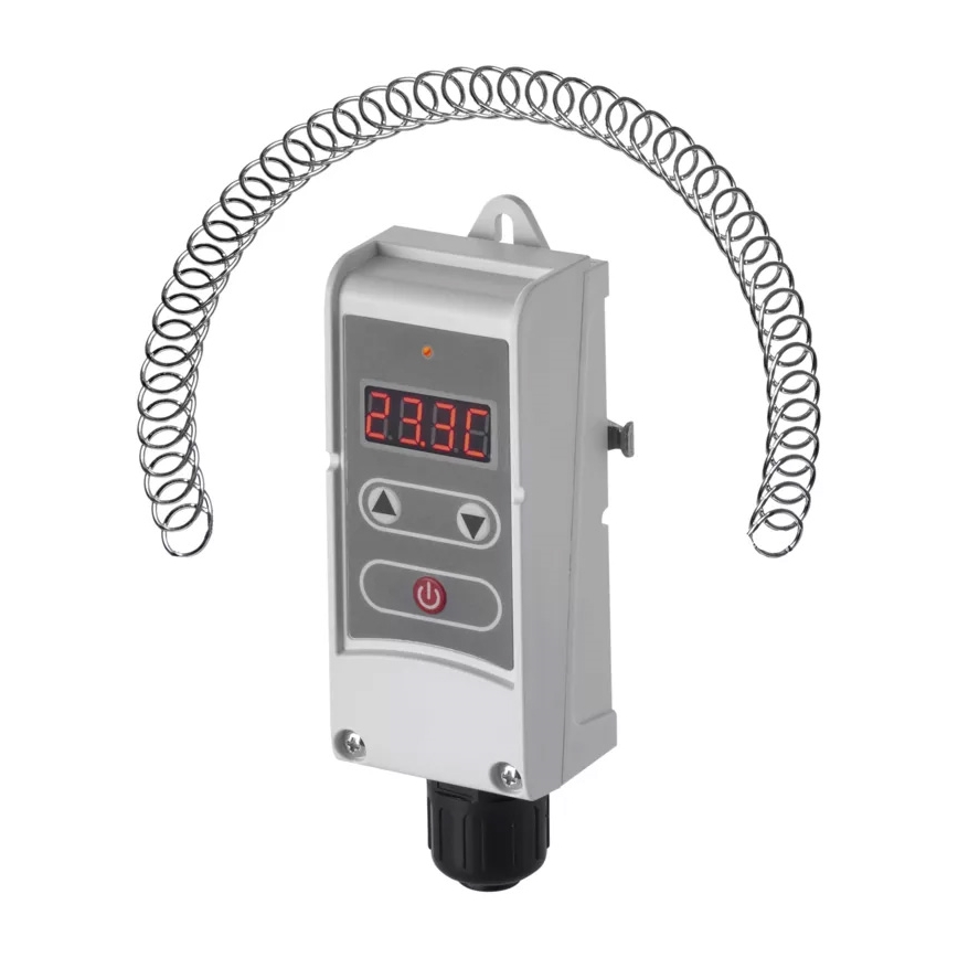Digitale Bevestigde Thermostaat 230V