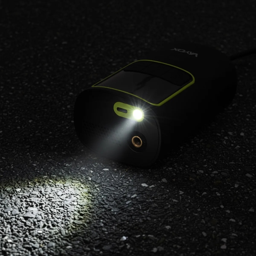 Digitale compacte compressor 5V 4000 mAh – zwart