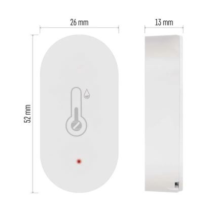 Digitale draadloze thermometer GoSmart 1×CR2032