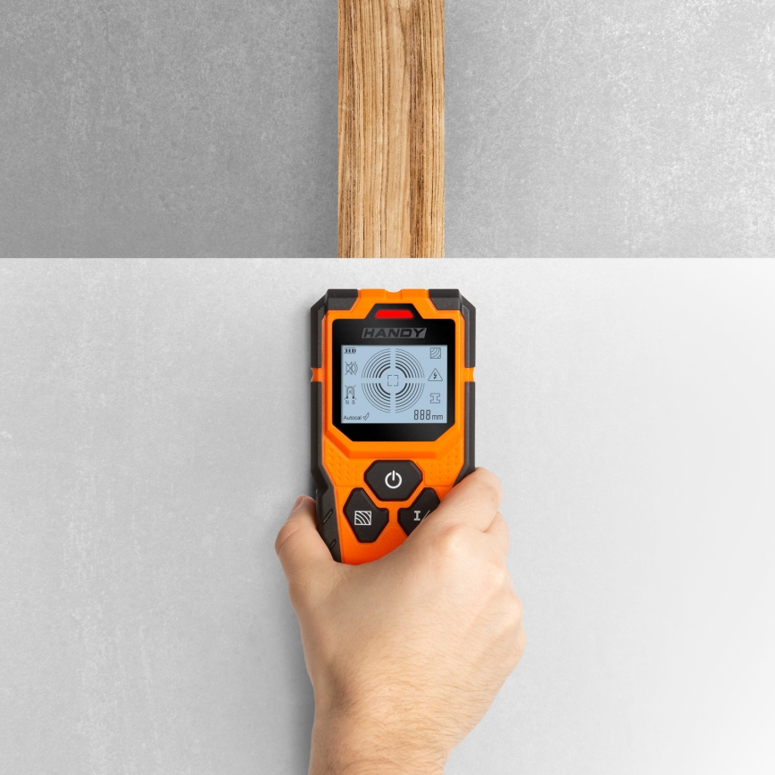 Digitale multifunctionele detector 9V 1x6LR61 IP54 oranje