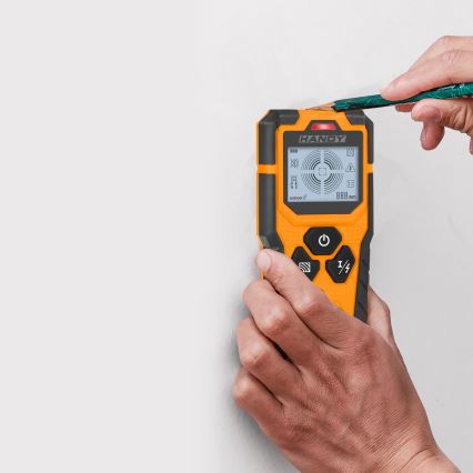 Digitale multifunctionele detector 9V 1x6LR61 IP54 oranje