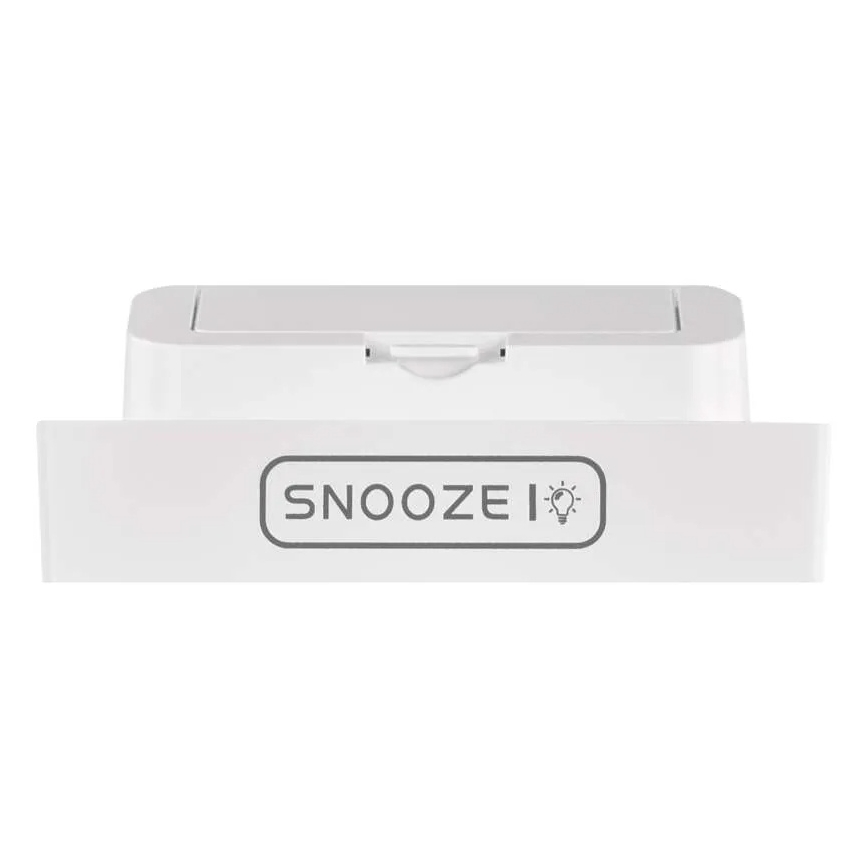 Digitale thermometer met hygrometer, 1x AA, wit