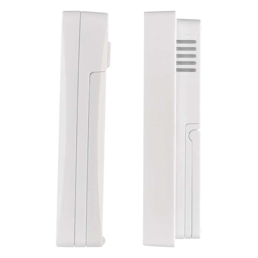 Digitale thermometer met hygrometer, 2x AAA, wit