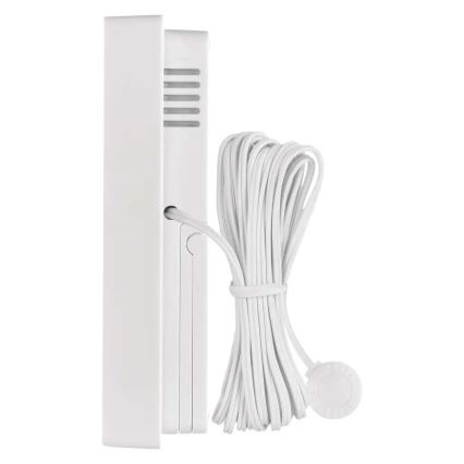 Digitale thermometer met hygrometer, 2xAAA, wit