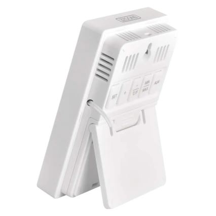 Digitale thermometer met hygrometer, 2xAAA, wit