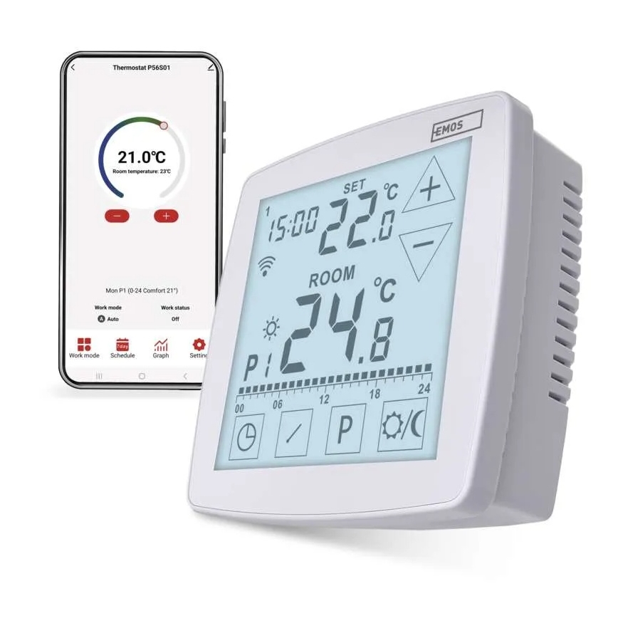 Digitale thermostaat GoSmart 230V/16A Wi-Fi