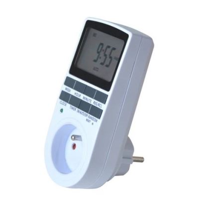 Digitale timer-schakelaar wekelijks 16A/230V