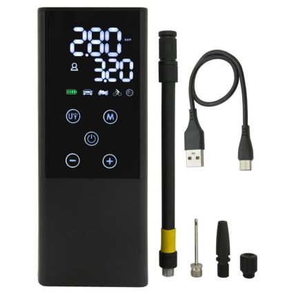 Digitale zakcompressor 4000 mAh 5V zwart