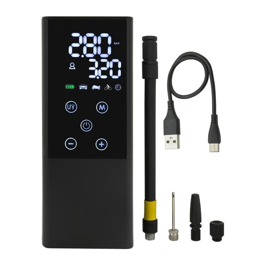 Digitale zakcompressor 4000 mAh 5V zwart