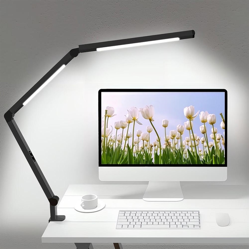 LED Dimbaar aanraken flexibel tafellamp POINTIQ LED/12W/230V 3000/4000/5000/6500K CRI 92 zwart
