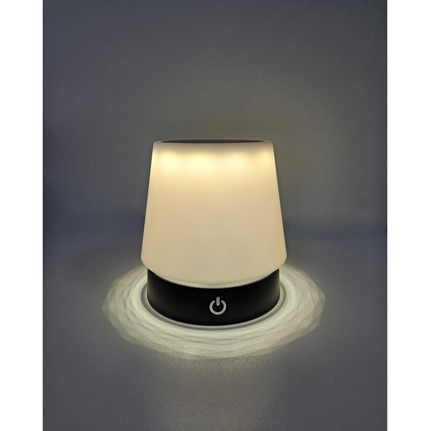 Dimbaar LED touch tafellampje LED/3W/5V USB 800 mAh wit