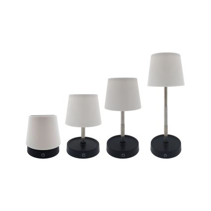 Dimbaar LED touch tafellampje LED/3W/5V USB 800 mAh wit