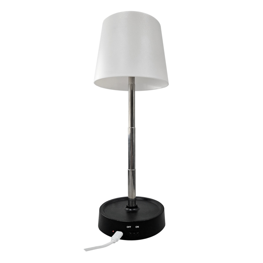 Dimbaar LED touch tafellampje LED/3W/5V USB 800 mAh wit