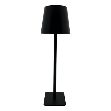 Dimbaar LED touch tafellampje LED/5W/5V USB 1200 mAh zwart