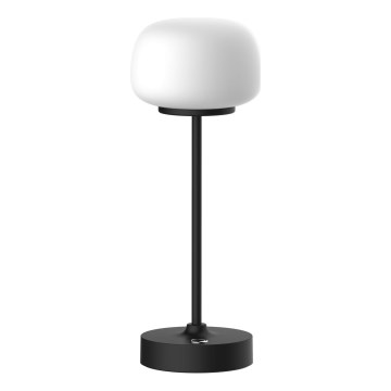 Dimbaar LED touch tafellampje RIMINI LED/2W/5V USB 2000 mAh zwart/wit
