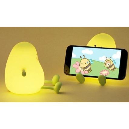 Dimbaar oplaadbaar nachtlampje voor kinderen LED/1W/5V 3000K 800 mAh mango