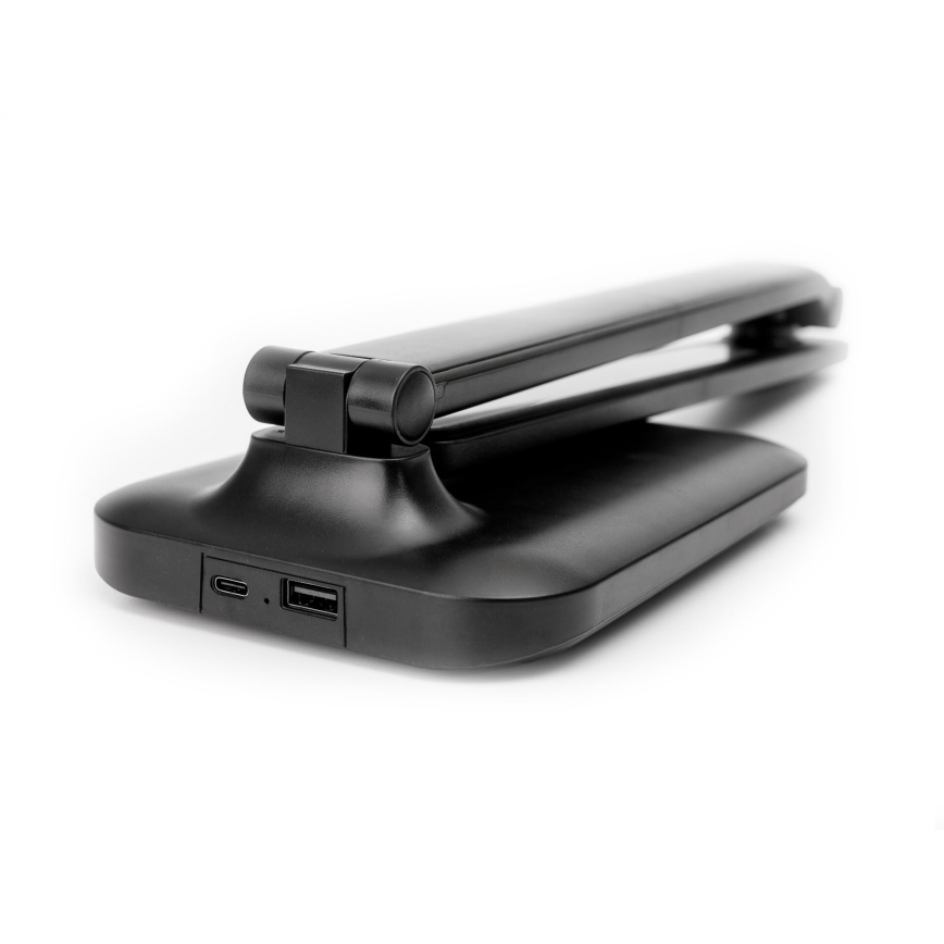 Dimbare aanraaktafellamp met USB-poort REMUS LED/5W/230V zwart