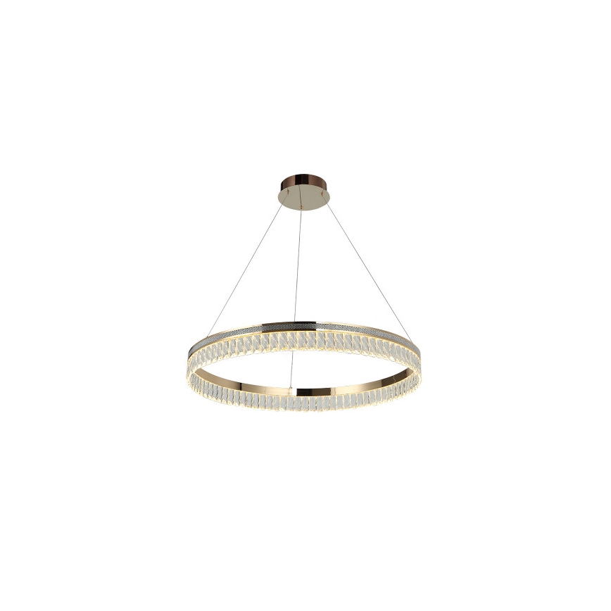 LED dimbare kristallen kroonluchter aan kabel THALIA LED/55W/230V 3000-6000K Ø 80 cm + afstandsbediening