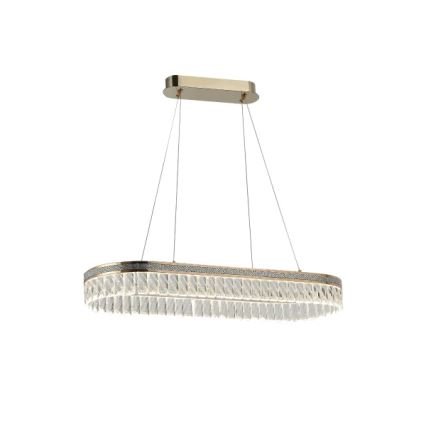 Dimbare kristallen LED-kroonluchter met kabelophanging THALIA LED/50W/230V 3000-6000K + afstandsbediening