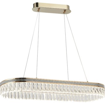 Dimbare kristallen LED-kroonluchter met kabelophanging THALIA LED/50W/230V 3000-6000K + afstandsbediening
