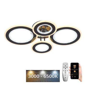 Dimbare LED bevestigde hanglamp LED/100W/230V 3000-6500K + afstandsbediening
