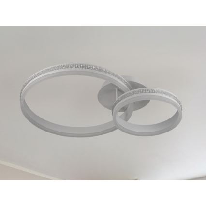 Dimbare LED bevestigde hanglamp LED/110W/230V 3000-6500K + afstandsbediening