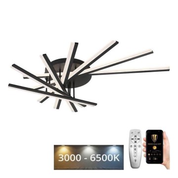 Dimbare LED bevestigde hanglamp LED/120W/230V 3000-6500K + afstandsbediening
