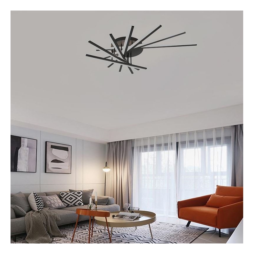 Dimbare LED bevestigde hanglamp LED/120W/230V 3000-6500K + afstandsbediening