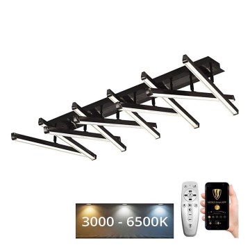 Dimbare LED bevestigde hanglamp LED/125W/230V 3000-6500K + afstandsbediening