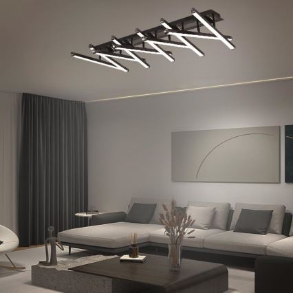 Dimbare LED bevestigde hanglamp LED/125W/230V 3000-6500K + afstandsbediening