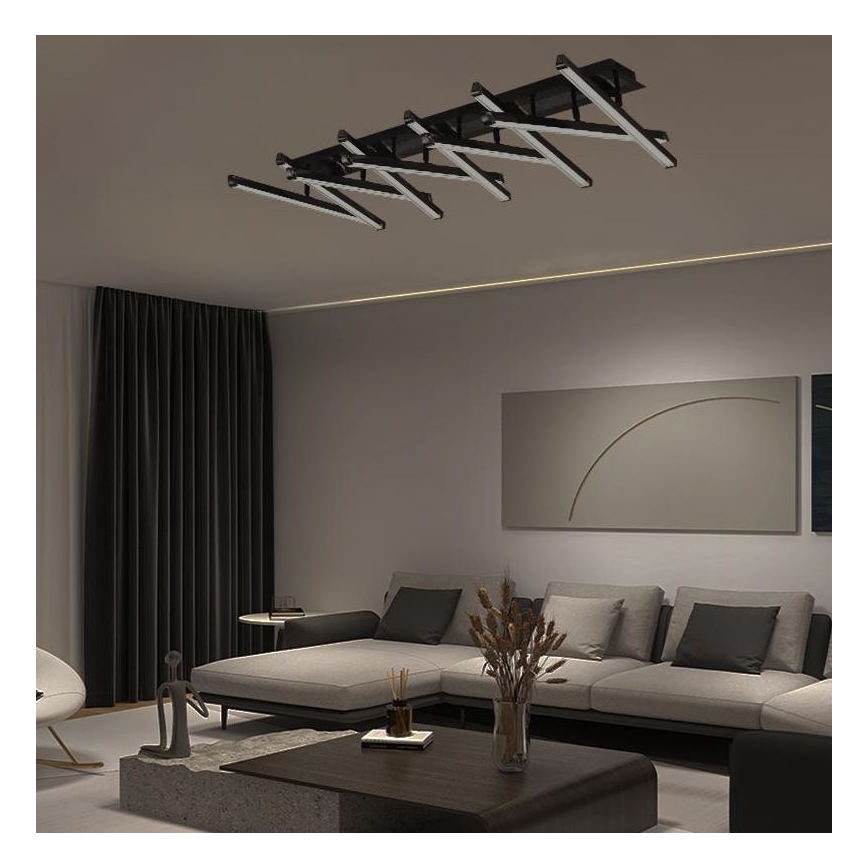 Dimbare LED bevestigde hanglamp LED/125W/230V 3000-6500K + afstandsbediening