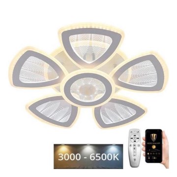 Dimbare LED bevestigde hanglamp LED/145W/230V 3000-6500K + afstandsbediening