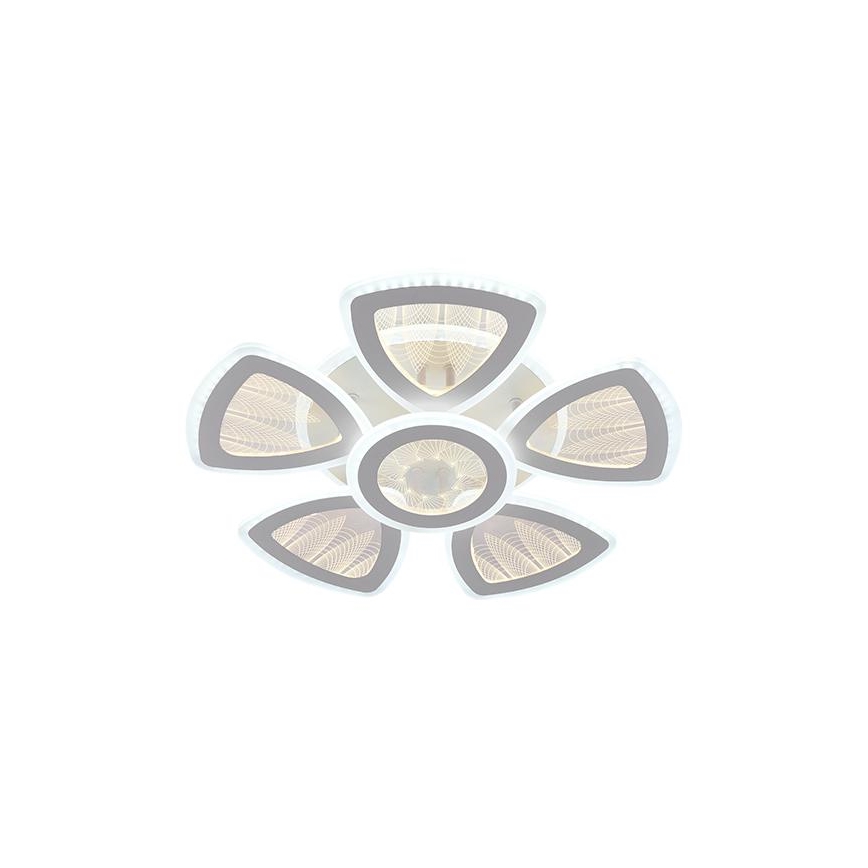 Dimbare LED bevestigde hanglamp LED/145W/230V 3000-6500K + afstandsbediening