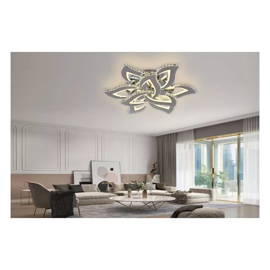 Dimbare LED bevestigde hanglamp LED/180W/230V 3000-6500K + afstandsbediening