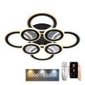 Dimbare LED bevestigde hanglamp LED/200W/230V 3000-6500K + afstandsbediening