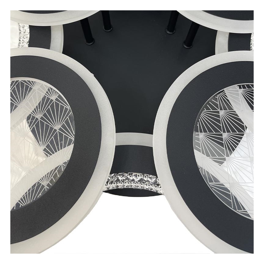 Dimbare LED bevestigde hanglamp LED/200W/230V 3000-6500K + afstandsbediening