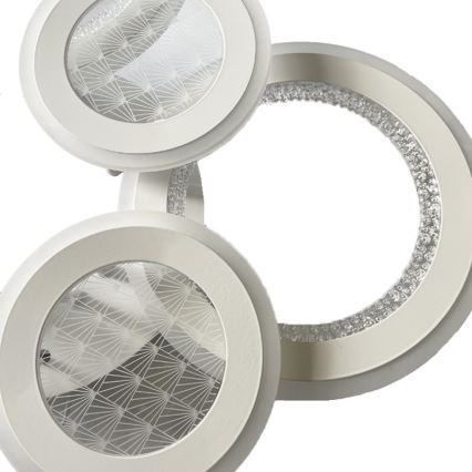 Dimbare LED bevestigde hanglamp LED/200W/230V 3000-6500K + afstandsbediening