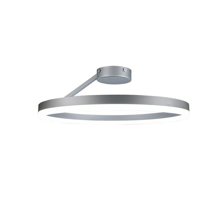 Dimbare LED bevestigde hanglamp LED/40W/230V 3000-6500K mat chroom + afstandsbediening