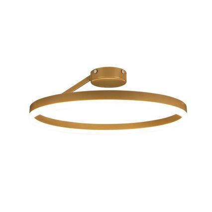 Dimbare LED bevestigde hanglamp LED/40W/230V 3000-6500K goud + afstandsbediening