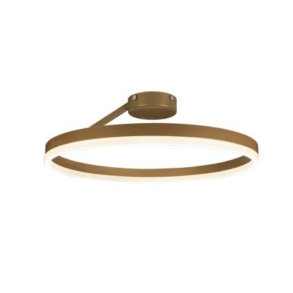 Dimbare LED bevestigde hanglamp LED/40W/230V 3000-6500K goud + afstandsbediening