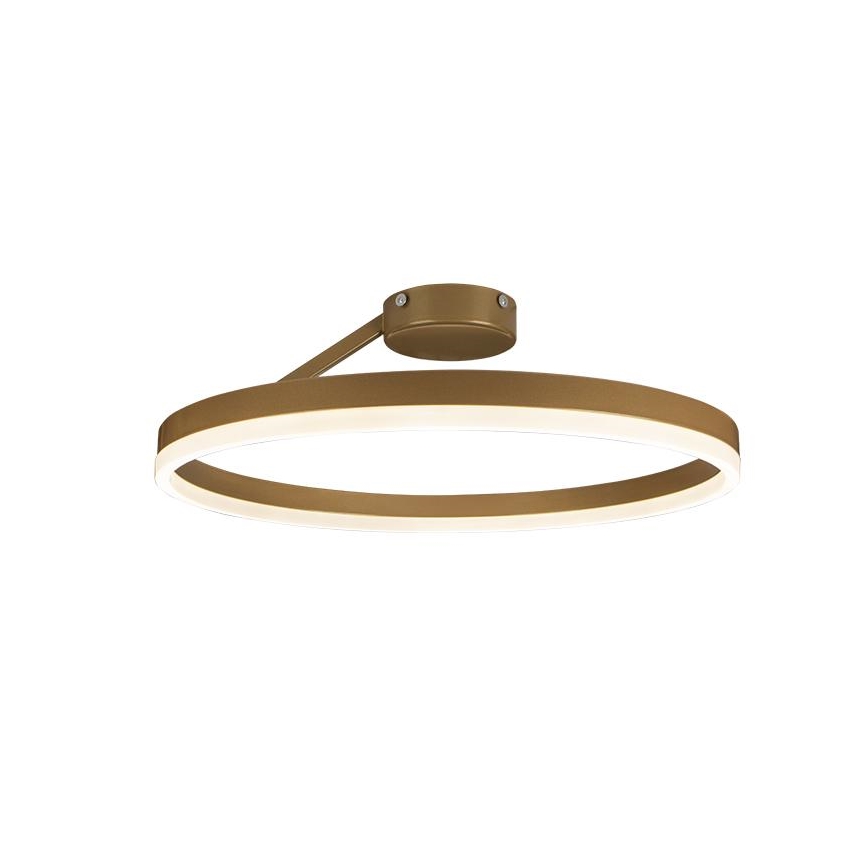 Dimbare LED bevestigde hanglamp LED/40W/230V 3000-6500K goud + afstandsbediening