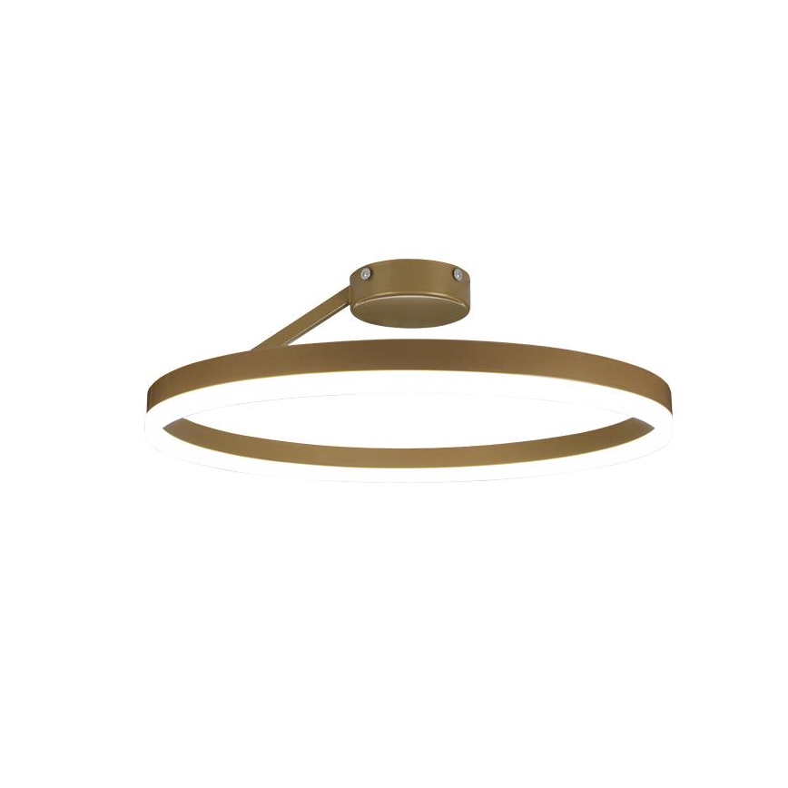 Dimbare LED bevestigde hanglamp LED/40W/230V 3000-6500K goud + afstandsbediening