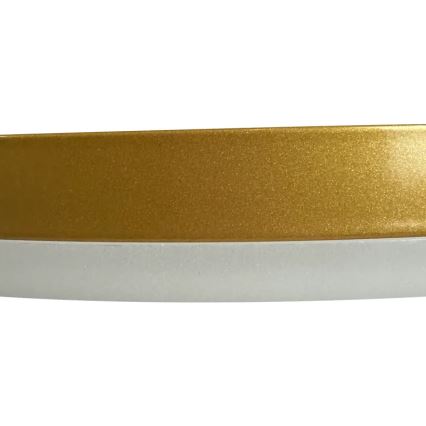 Dimbare LED bevestigde hanglamp LED/40W/230V 3000-6500K goud + afstandsbediening