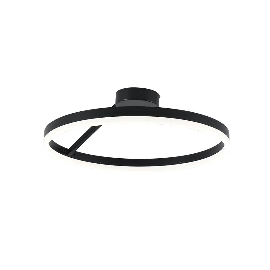 Dimbare LED bevestigde hanglamp LED/40W/230V 3000-6500K zwart + afstandsbediening