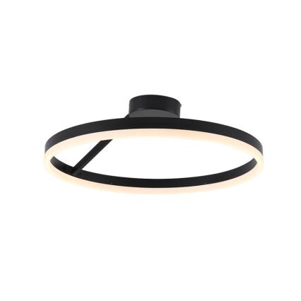 Dimbare LED bevestigde hanglamp LED/40W/230V 3000-6500K zwart + afstandsbediening