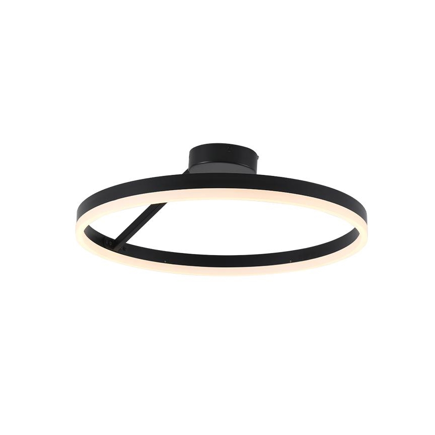 Dimbare LED bevestigde hanglamp LED/40W/230V 3000-6500K zwart + afstandsbediening