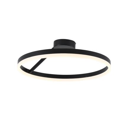 Dimbare LED bevestigde hanglamp LED/40W/230V 3000-6500K zwart + afstandsbediening