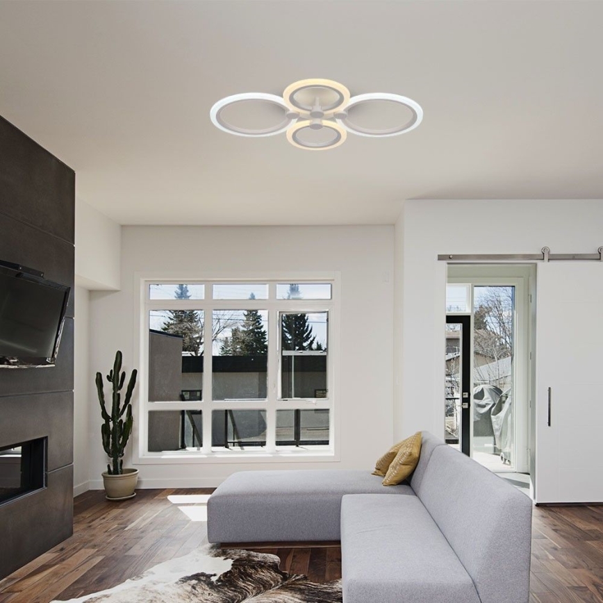 Dimbare LED bevestigde hanglamp LED/45W/230V 3000-6500K + afstandsbediening
