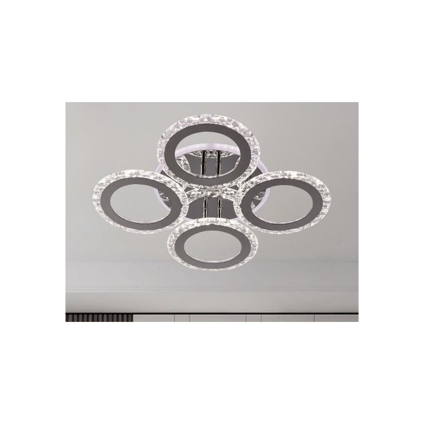 Dimbare LED bevestigde hanglamp LED/55W/230V 3000-6500K + afstandsbediening