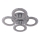 Dimbare LED bevestigde hanglamp LED/55W/230V 3000-6500K + afstandsbediening